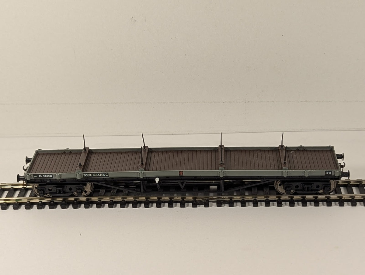 Bachmann OO Gauge 30T Bogie Bolster C Wagon Bogie Bolster Wagon B 943501 BR Grey
