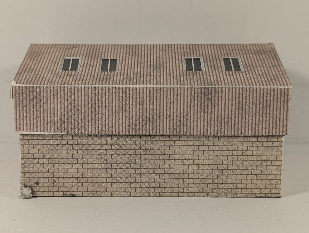 Metcalfe N Gauge Modern Industrial Unit Building Walter Wall Carpets PO284
