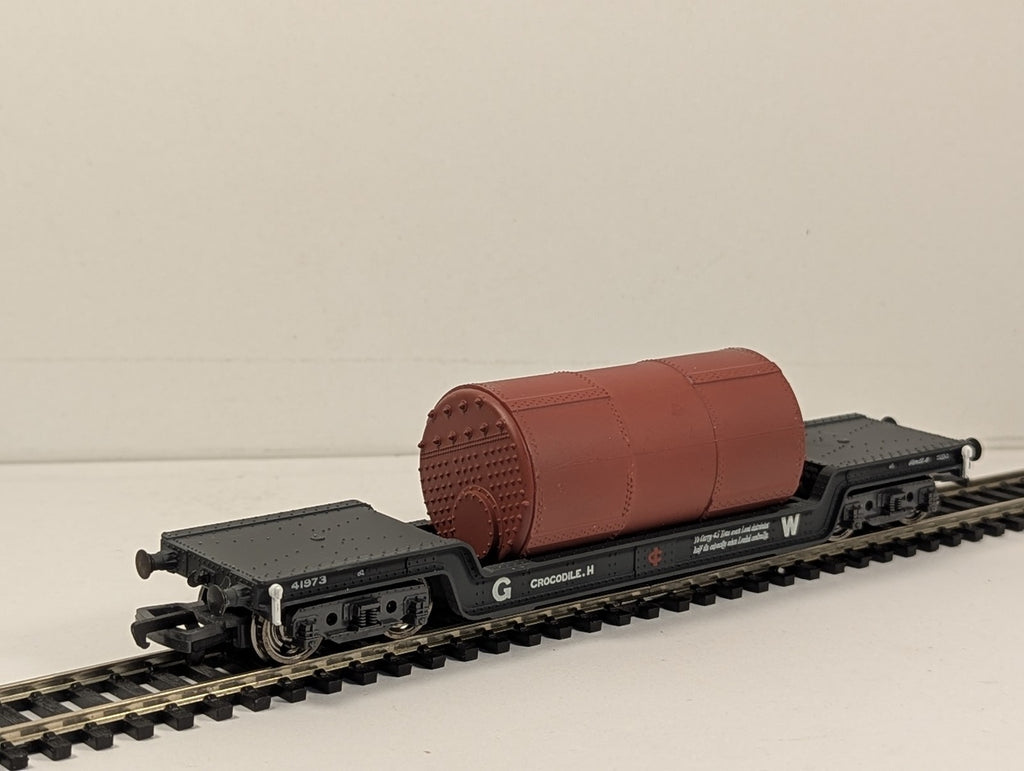 Mainline OO Gauge 45 Ton Bogie Well Wagon 'Crocodile H' Goods Wagon 41973