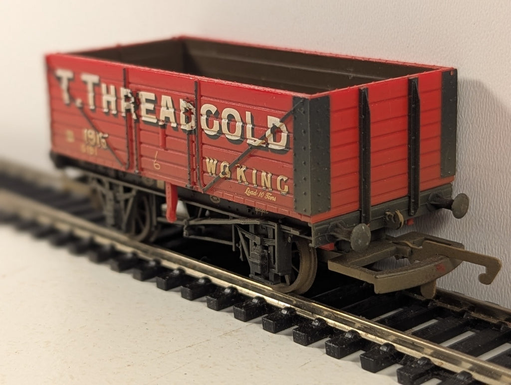 Hornby OO Gauge 7-Plank Open Wagon Goods Wagon 1915 T. Threadgold