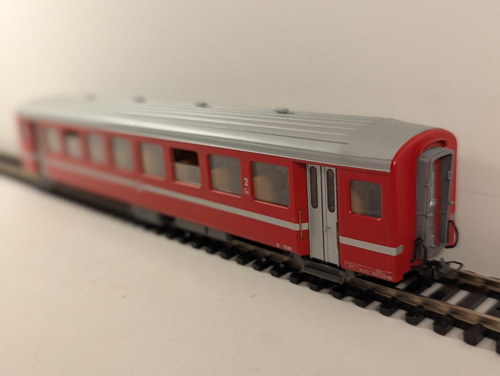 Bemo HOm BVZ Einheitswagen II B 2281 Passenger Coach BVZ Red 3271 501