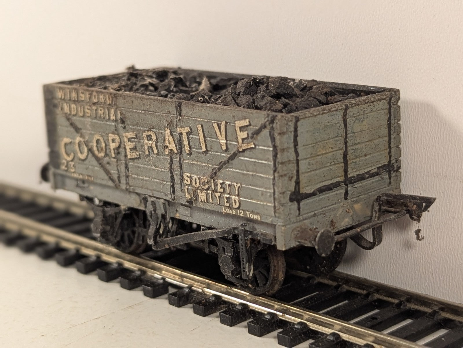 Kitbuilt OO Gauge Winsford Industrial Cooperative Society 7-Plank Wagon
