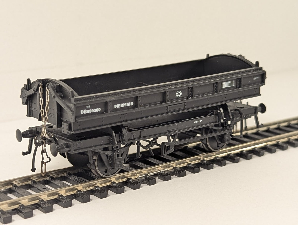 Flangeway ME-3 Mermaid ballast wagon in BR black DB989264