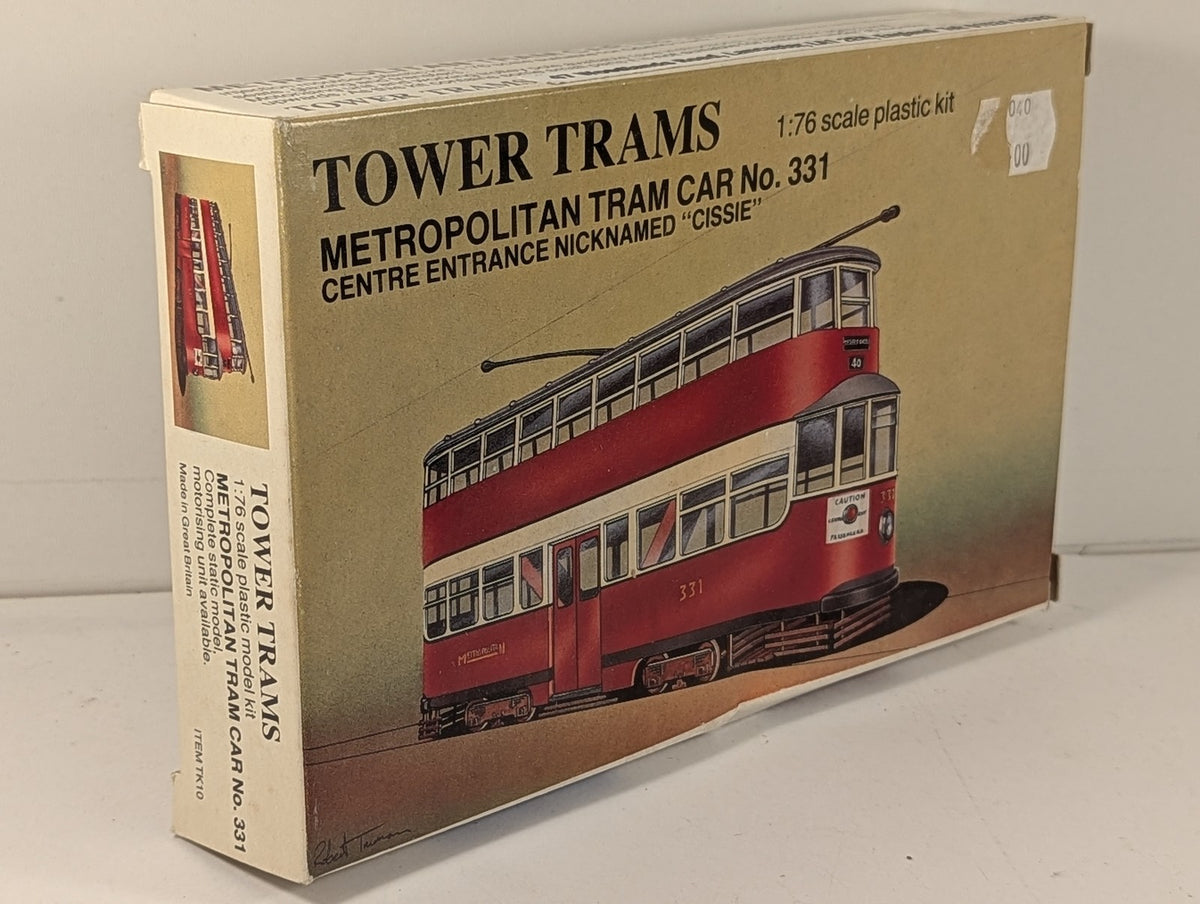 Tower Trams 1:76 Metropolitan Tram Car No. 331 Centre Entrance 'Cissie'