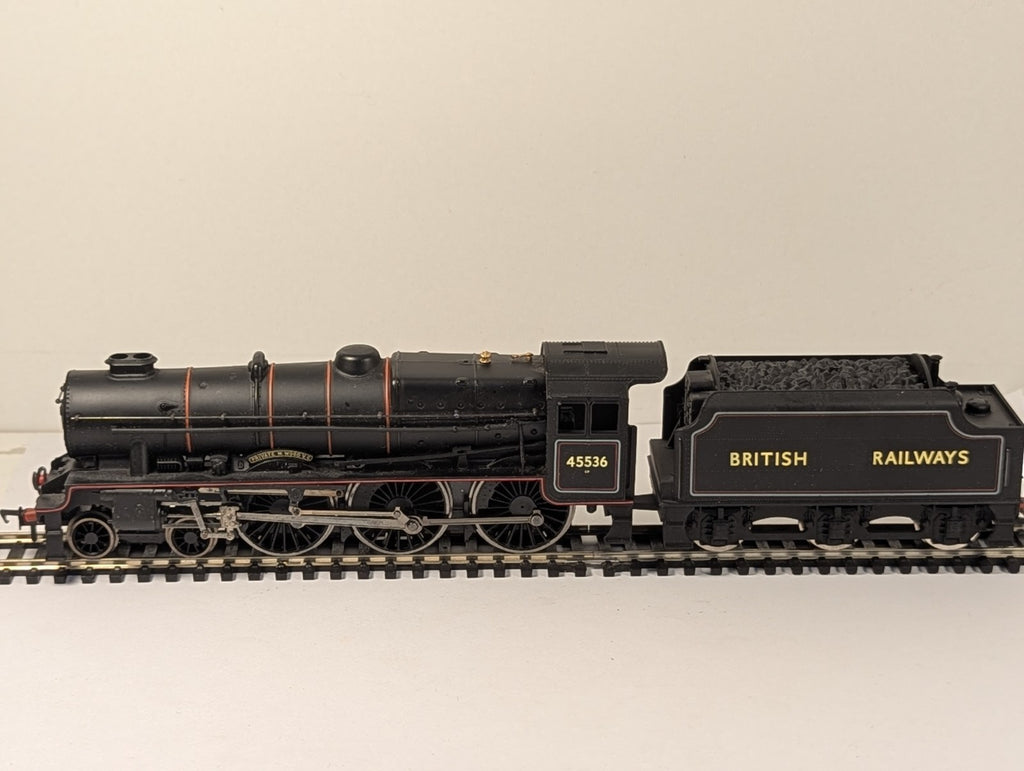 Bachmann OO Gauge Patriot Class 45536 Private W Wood VC BR Steam Loco