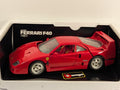 Bburago 1:18 Ferrari F40 (1987) Model Car Red 3032