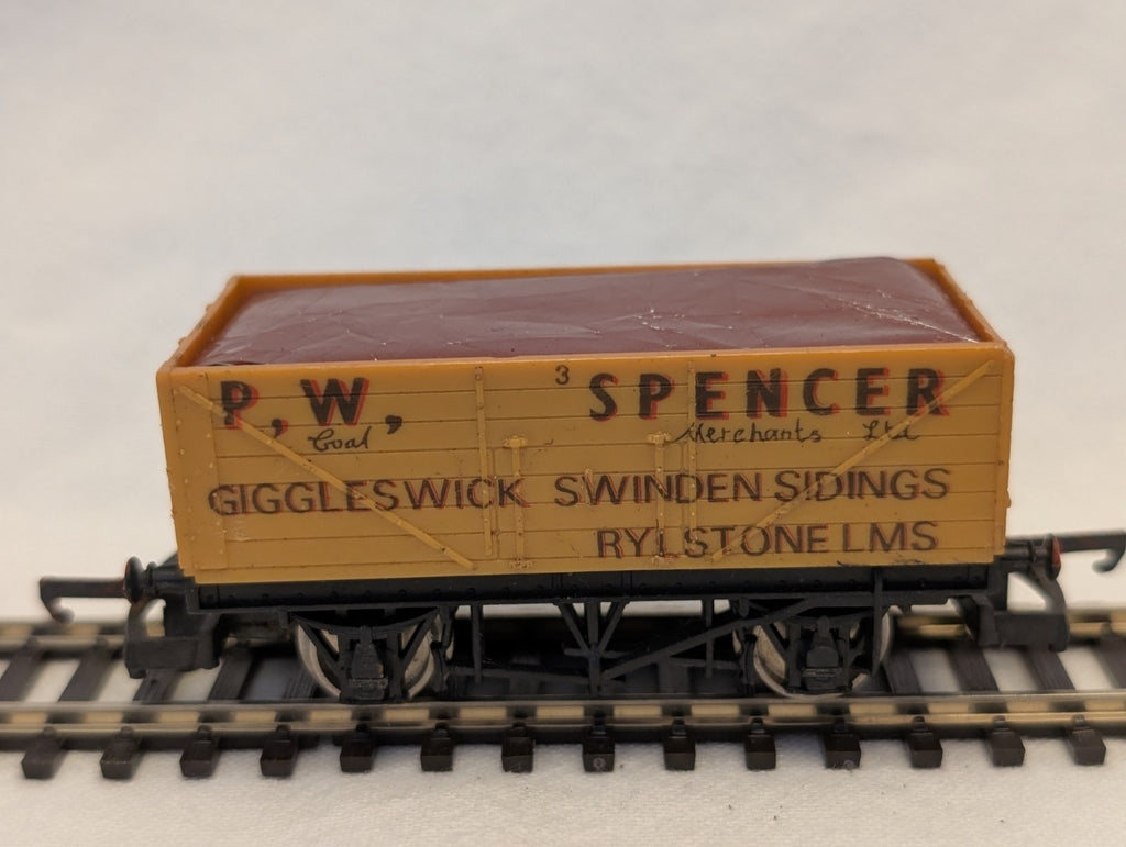 Lima OO Gauge P.W. Spencer 7 Plank Open Wagon Goods Wagon 3 P.W. Spencer