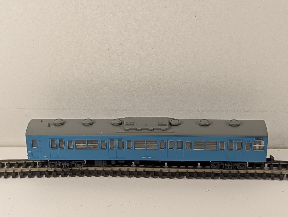 Kato N Gauge Class 103 Sky Blue Driving Trailer Kuha 103-786 JNR Sky Blue