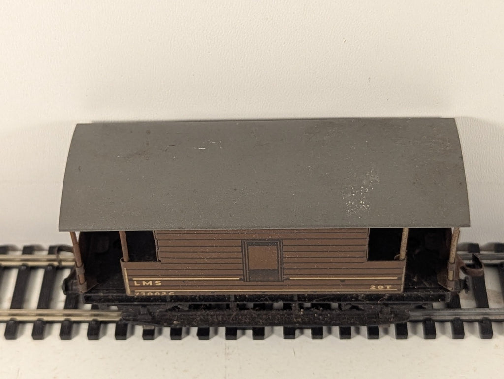 Hornby Dublo OO Gauge LMS 20 Ton Brake Van Brown