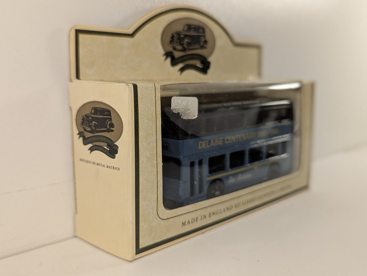 Lledo Double Decker Bus Delaine Centenary 1890-1990 Die-cast Model Bus