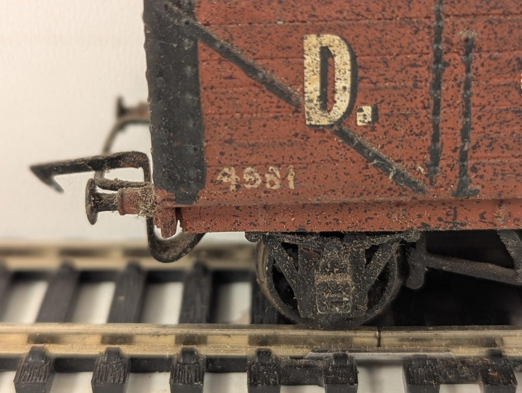 Kitbuilt 7-Plank Open Coal Wagon Goods Wagon 4981 D.C.A. Brown