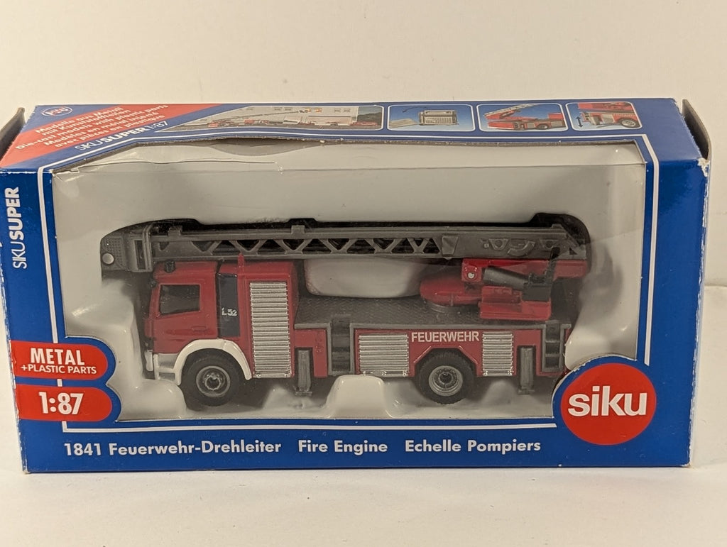 Siku 1:87 Feuerwehr-Drehleiter Fire Engine Die-cast Vehicle 1841