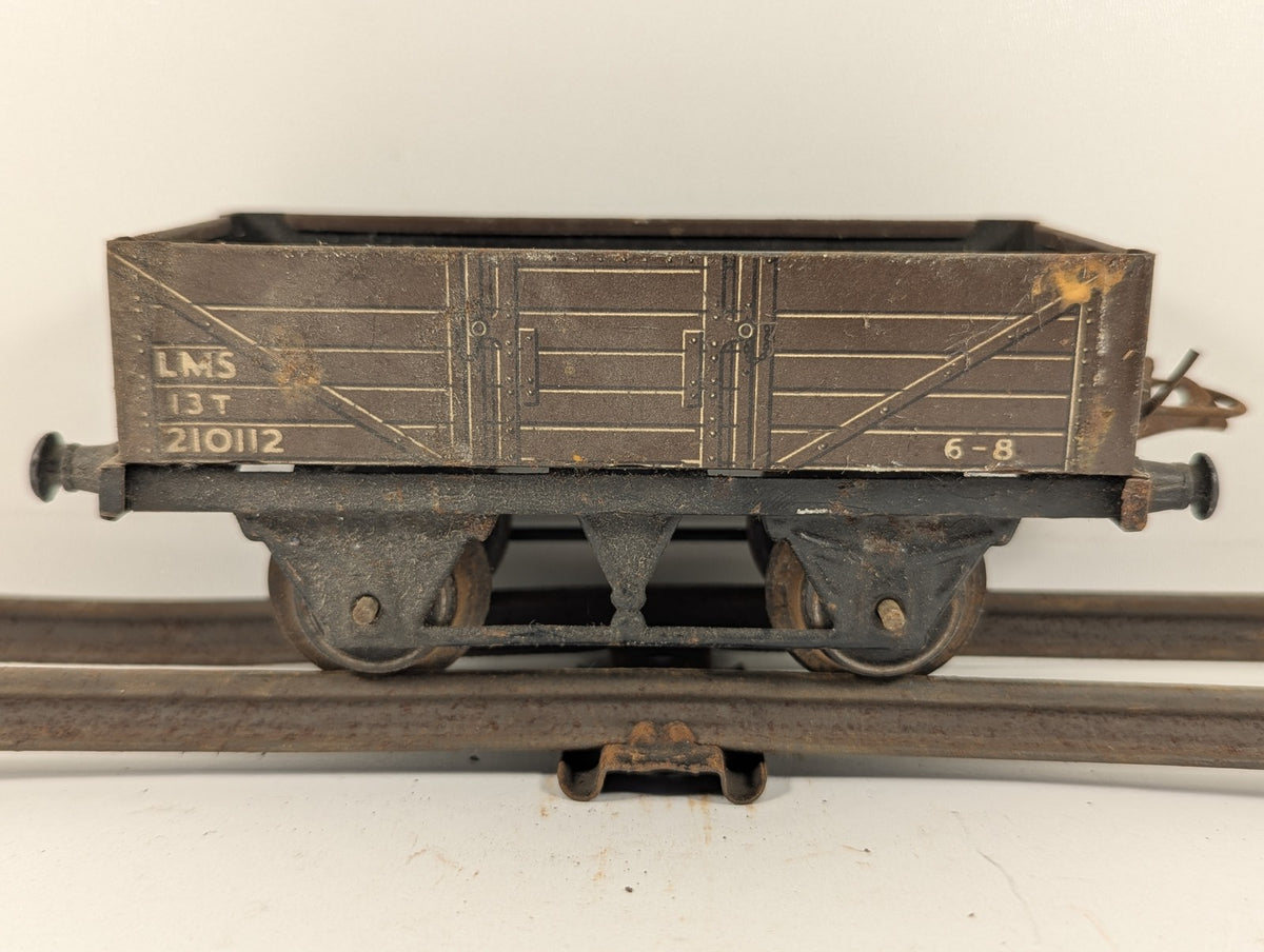 Hornby O Gauge No. 1 LMS 13T Open Wagon 210112 LMS Brown