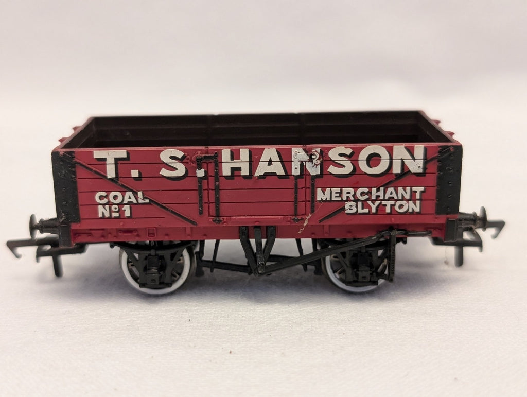 Bachmann OO Gauge 7 Plank Open Wagon 'T. S. Hanson' Goods Wagon