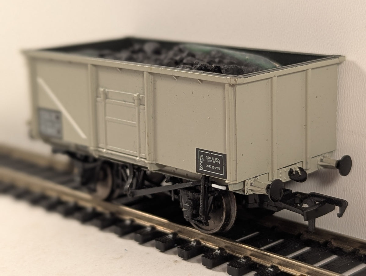 Bachmann OO Gauge 16 Ton Steel Mineral Wagon Goods Wagon B119610 BR Grey 37-250A