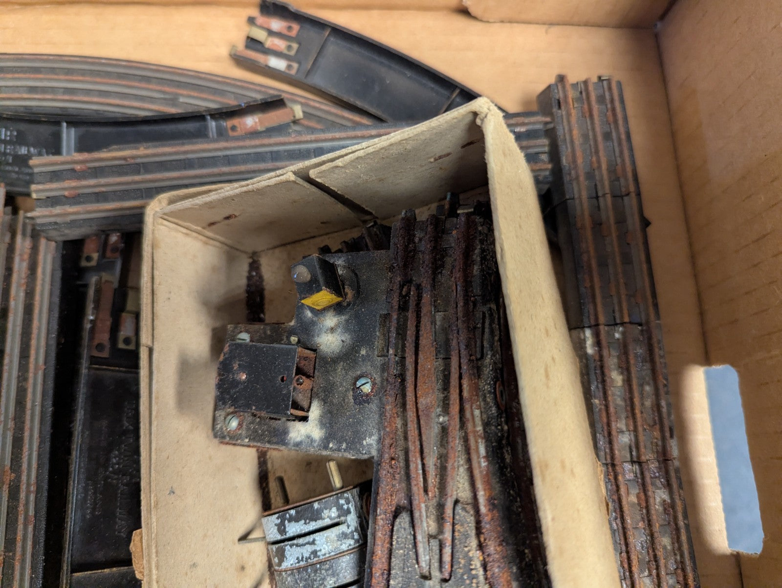 Job Lot of TTR Twin 3 Rail Track - Rusty