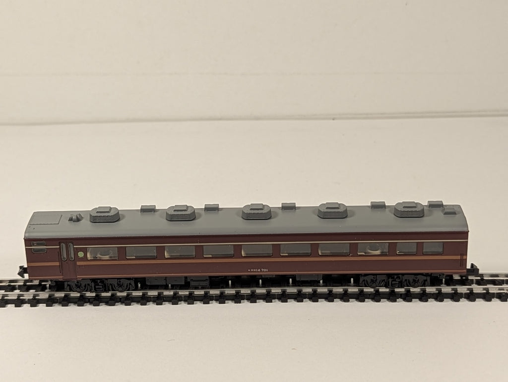 Tomix N Gauge J.N.R. Passenger Car ORO-14 700 オロ14 701 JNR Maroon and Gold 2518