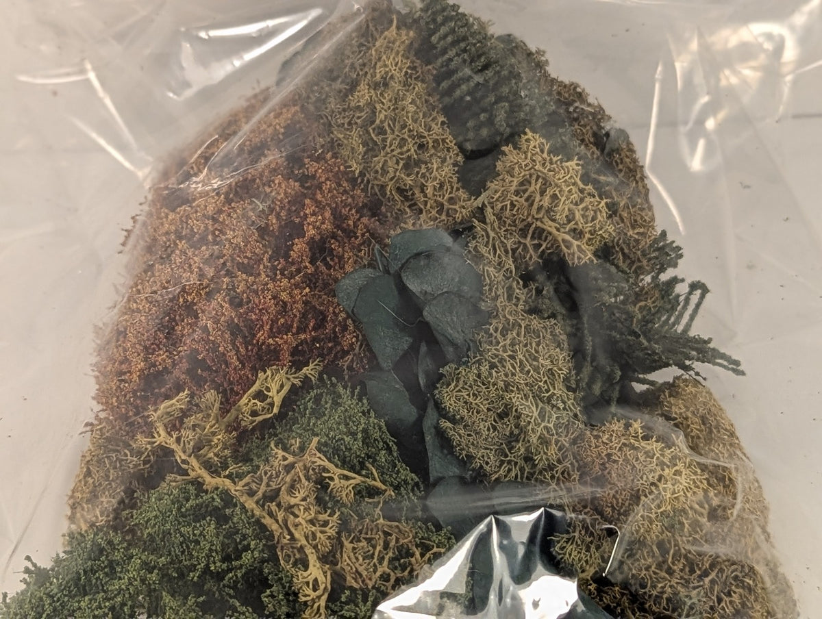 Mixed Moss and Foliage Assortment Scenic Materials