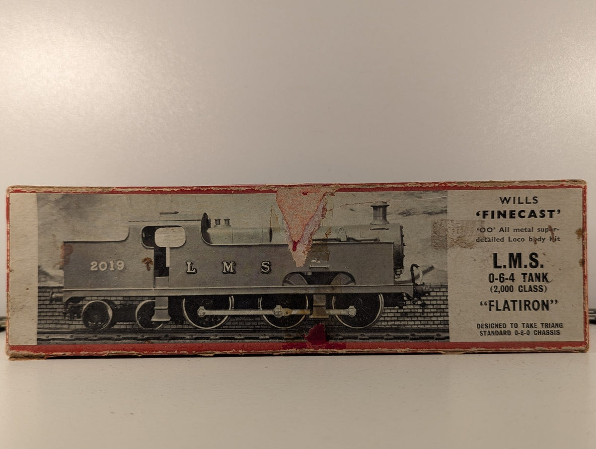 Wills Finecast OO Gauge L.M.S. 0-6-4 Tank (2,000 Class) 'Flatiron'