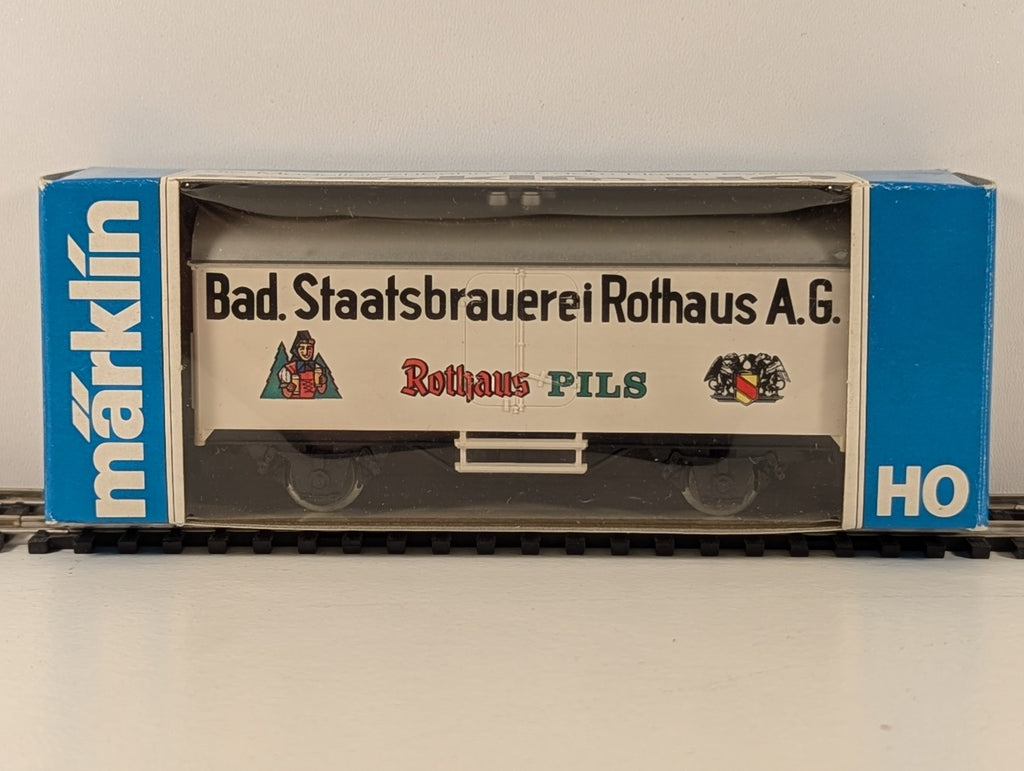 Märklin H0 Beer Refrigerator Wagon – “Rothaus Pils” – 4437