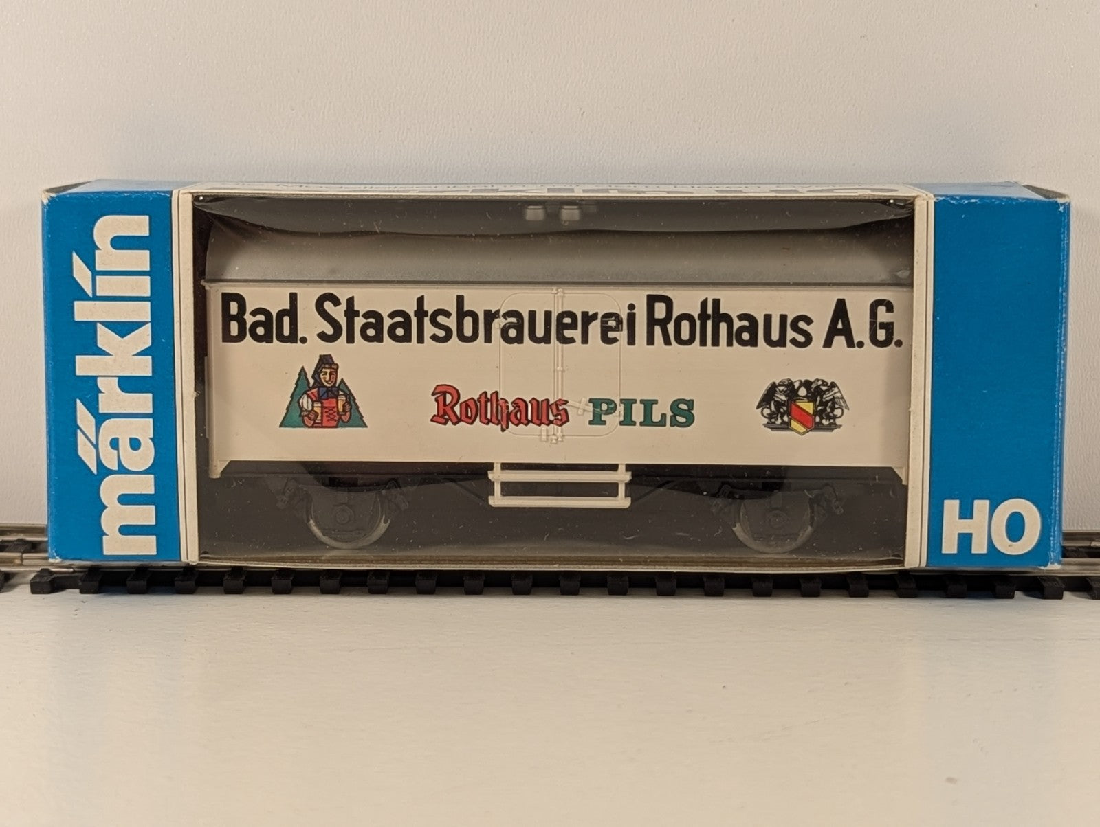 Märklin H0 Beer Refrigerator Wagon – “Rothaus Pils” – 4437