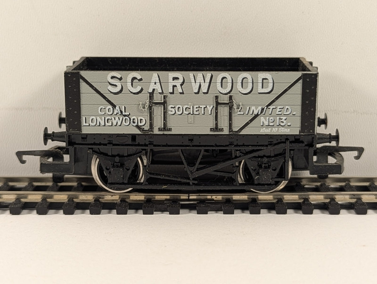 Hornby OO Gauge Scarwood 5-Plank Wagon Goods Wagon 13 Scarwood Coal Society