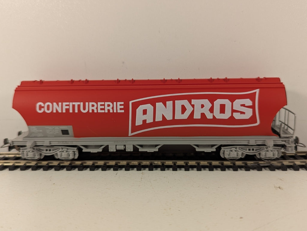 Jouef HO Gauge Wagon Trémie Andros Hopper Wagon 5665 070-9 Confiturerie