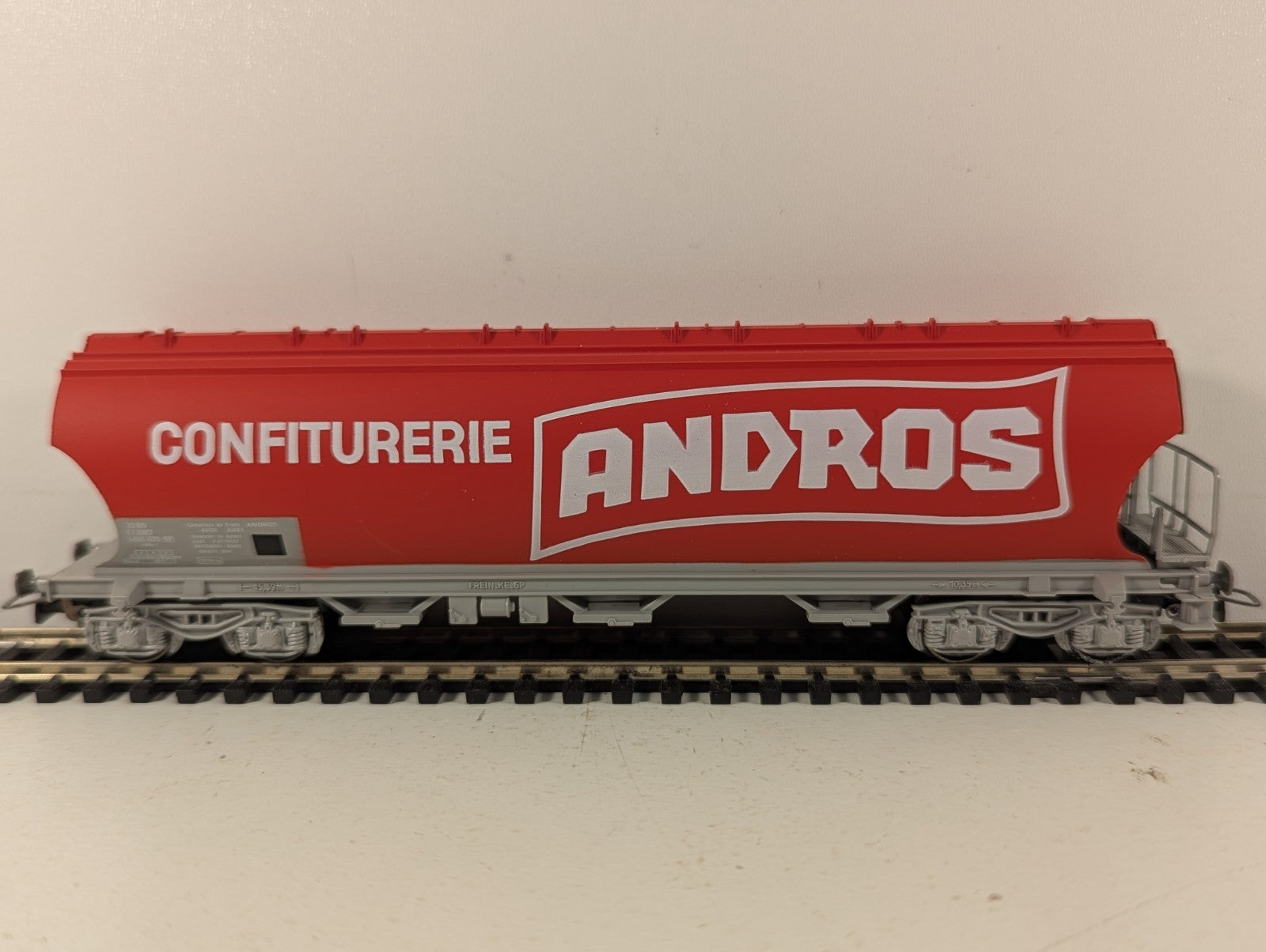 Jouef HO Gauge Wagon Trémie Andros Hopper Wagon 5665 070-9 Confiturerie