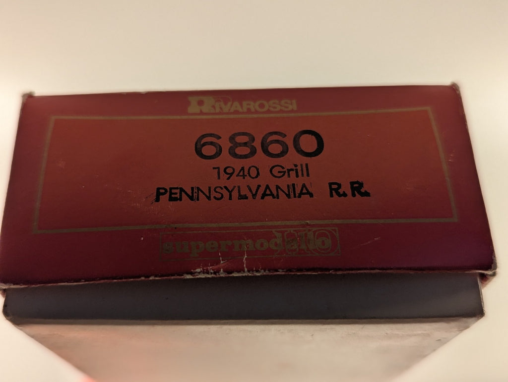 Rivarossi HO Gauge 1940 Grill Car Passenger Coach 4501 Pennsylvania Railroad