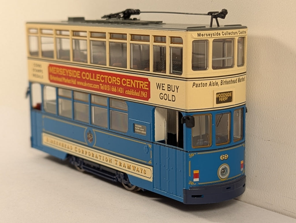 Bachmann OO Gauge Birkenhead Corporation Tramways Tram Car 69
