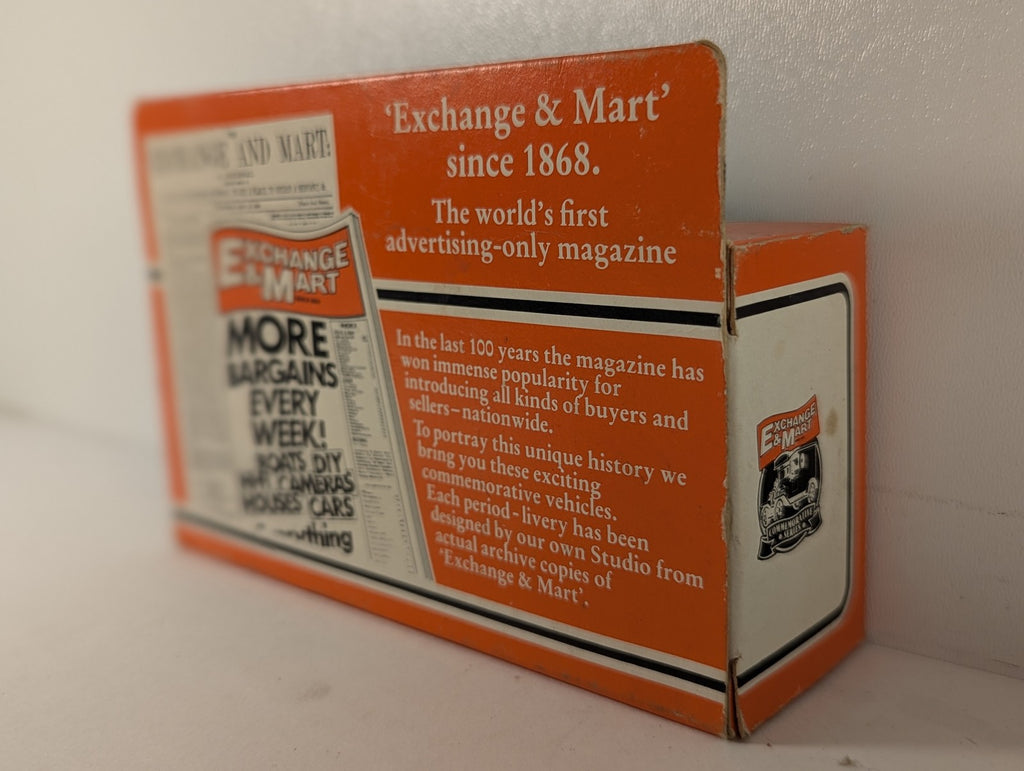 Lledo London Transport Single Decker Bus 'Exchange & Mart' Die-cast Model Bus