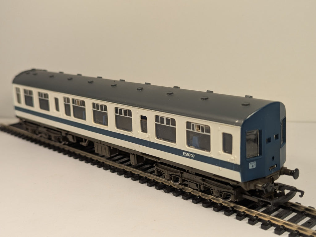 Hornby OO Gauge Class 110 DMU TCL Centre Coach E59707 BR Blue/Grey