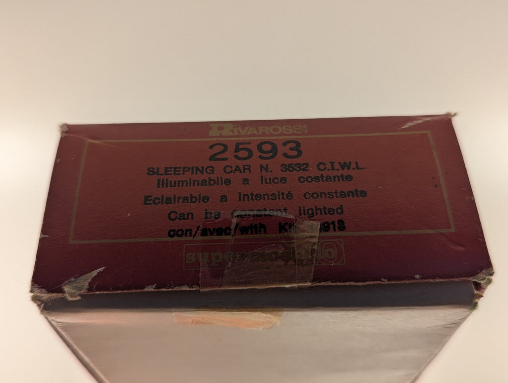 Rivarossi HO Scale Streamlined Passenger Coach 2912 New York Central