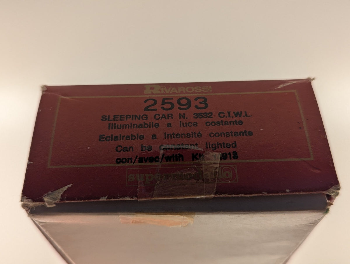 Rivarossi HO Scale Streamlined Passenger Coach 2912 New York Central