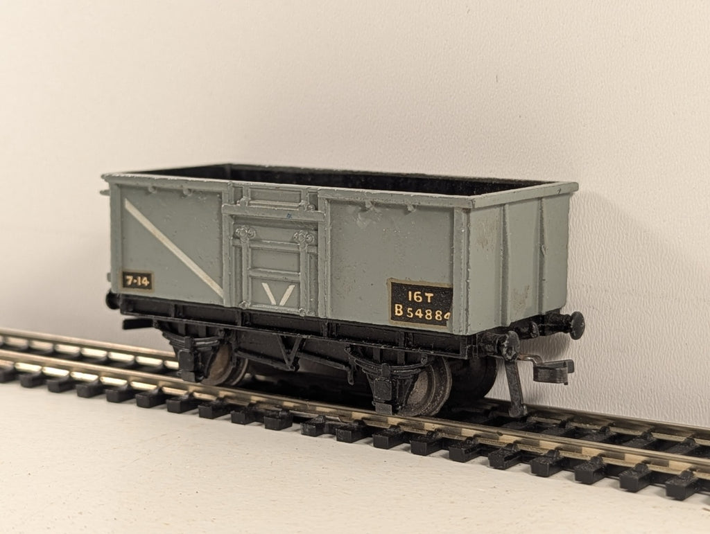 Hornby Dublo 32056 OO Gauge Grey BR 16 Ton Mineral Wagon - Boxed