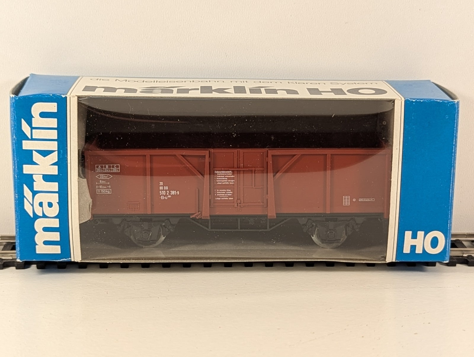 Märklin HO 4430 Start Up Gondola – DB El-u 061