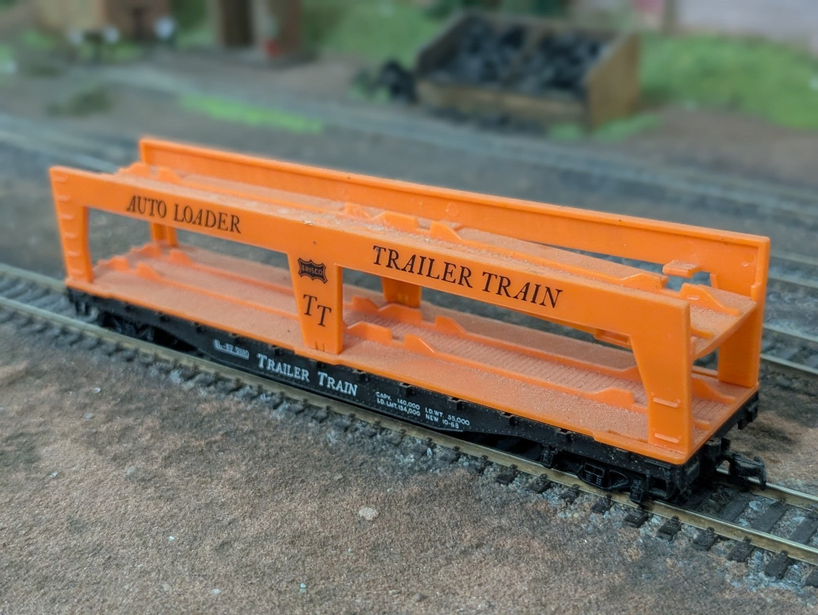 Tyco HO Gauge Autoloader Car Transporter