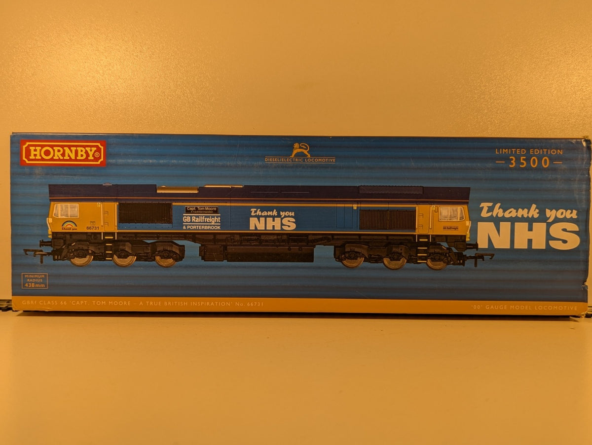 Hornby R30069 GBRf Class 66 “Capt. Tom Moore” No. 66731 Limited Edition