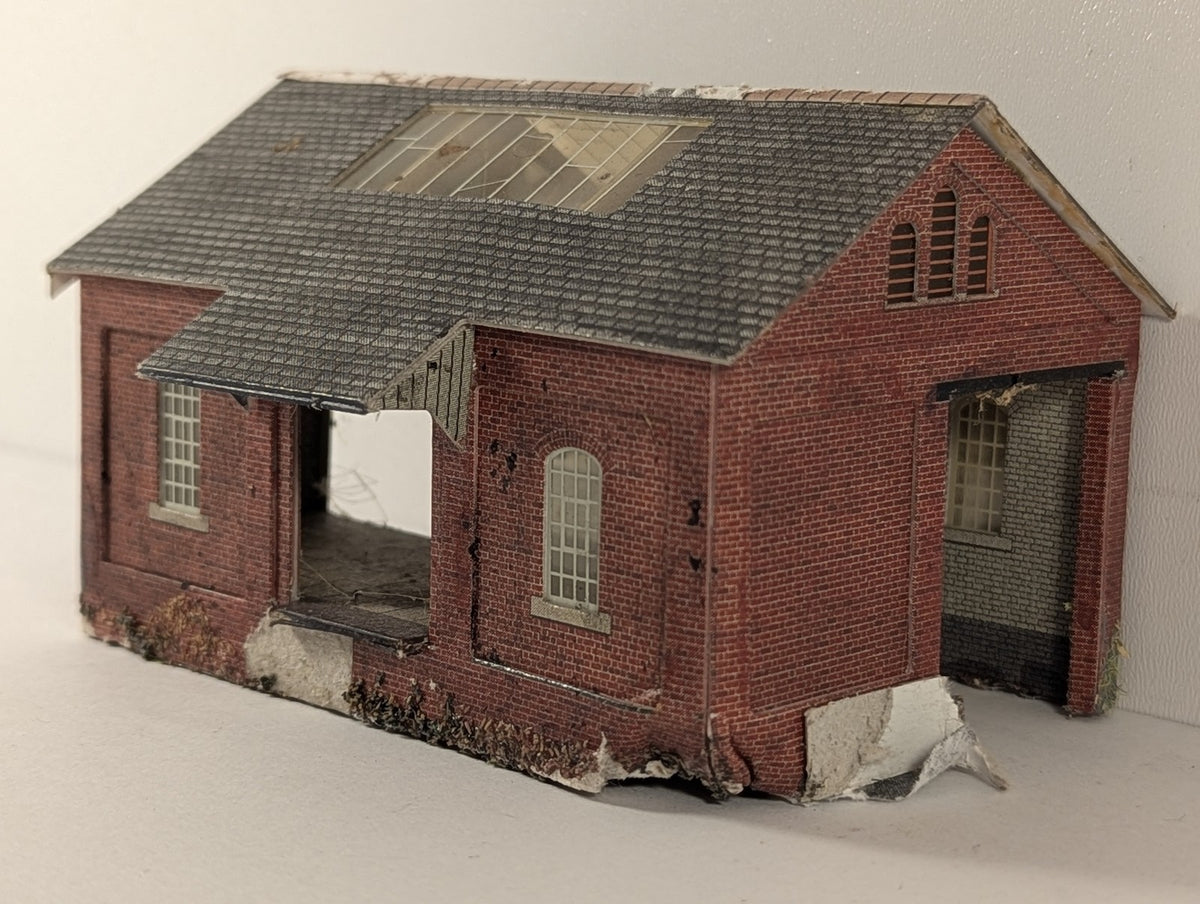 Metcalfe N Gauge Goods Shed Building Red Brick PO232