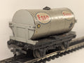 Hornby Dublo OO Gauge Esso Petrol Tank Wagon Goods Wagon Esso Silver