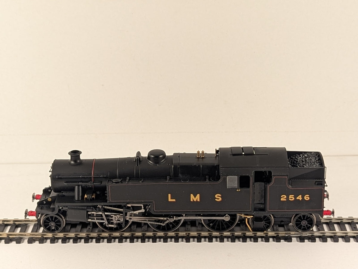 Hornby OO Gauge LMS Stanier 4MT 2-6-4T Class 4P Steam Locomotive 2546 LMS Black