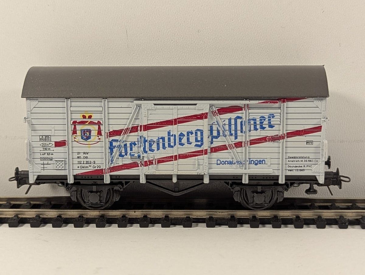 Roco HO Gauge DB Fürstenberg Pilsener Beer Wagon Goods Wagon 112 2 203-9