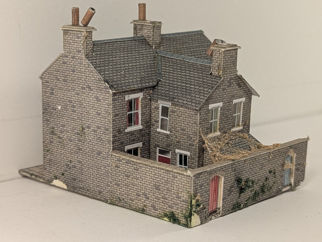 Metcalfe OO Gauge Stone Terraced Houses Building PO228