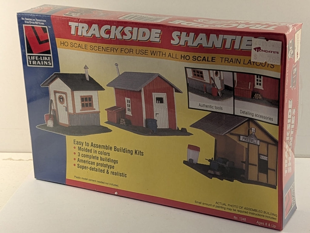 Life-Like Trains HO Scale Trackside Shanties Building Kit 1348