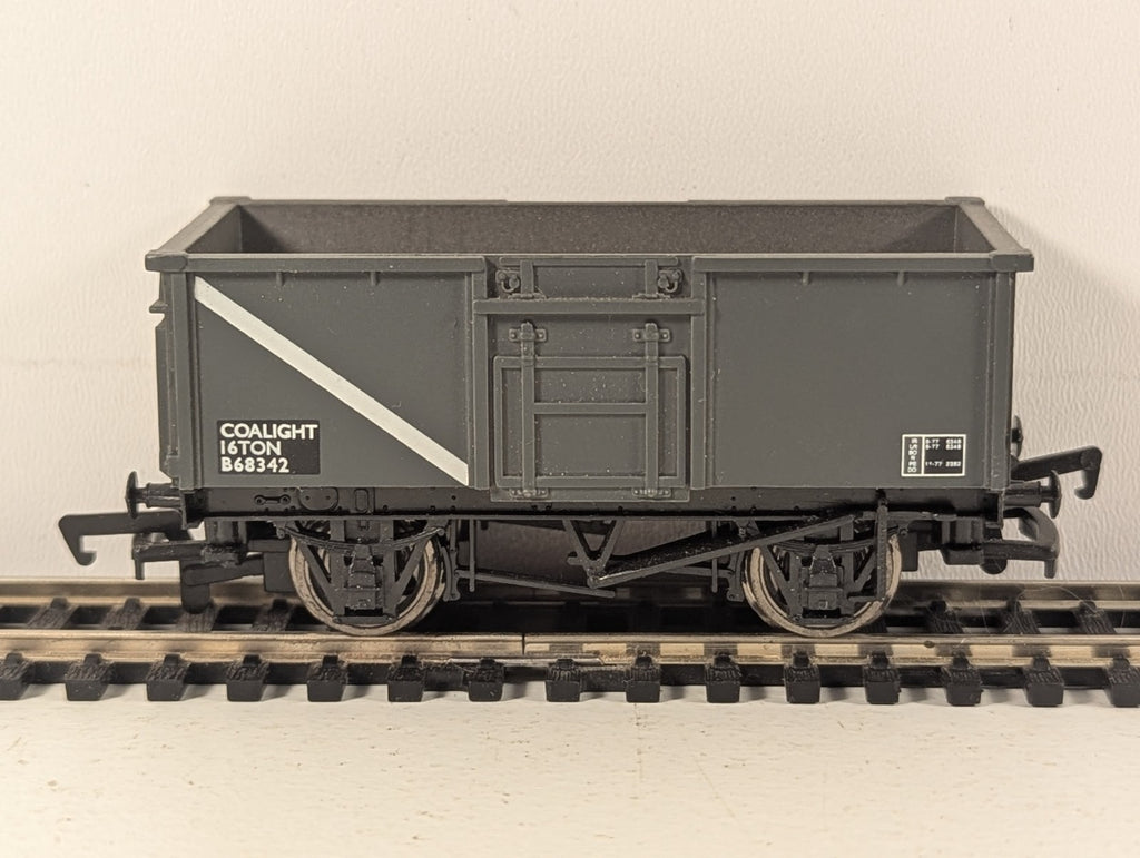 Bachmann OO Gauge 16 Ton Mineral Wagon Goods Wagon B68342 BR Grey