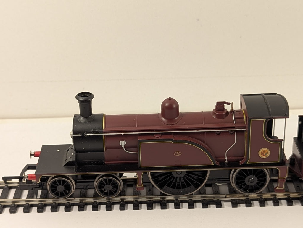Hornby OO Gauge Midland Single 4-2-2 Steam Locomotive 14010 LMS Crimson
