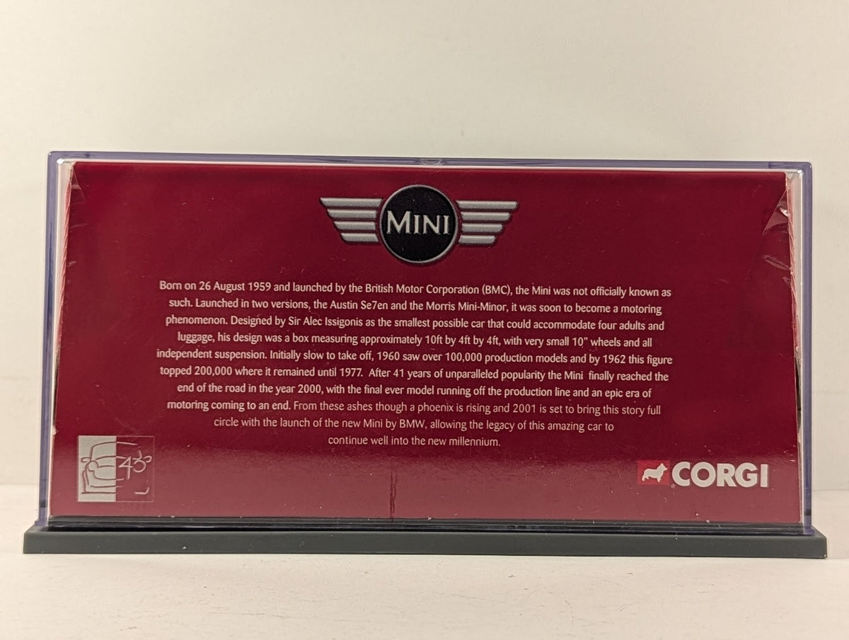 Corgi 1:36 Scale Mini 40 Die-cast Model Mulberry Red CC82206
