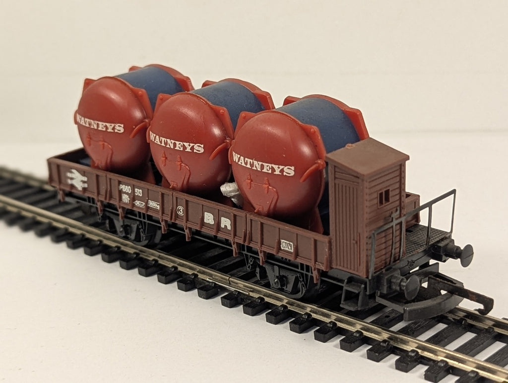 Lima OO Gauge Watneys 3-Tank Beer Wagon Goods Wagon P880 513