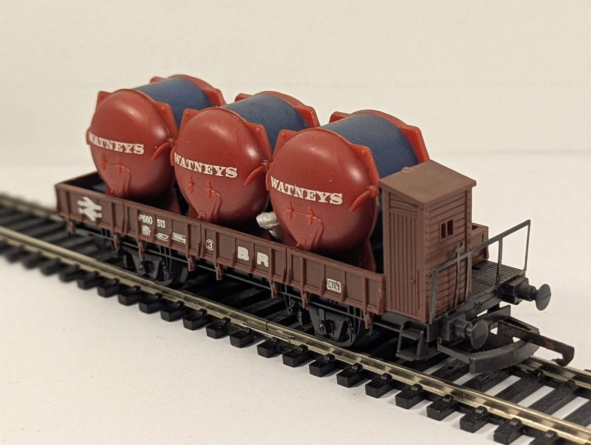 Lima OO Gauge Watneys 3-Tank Beer Wagon Goods Wagon P880 513