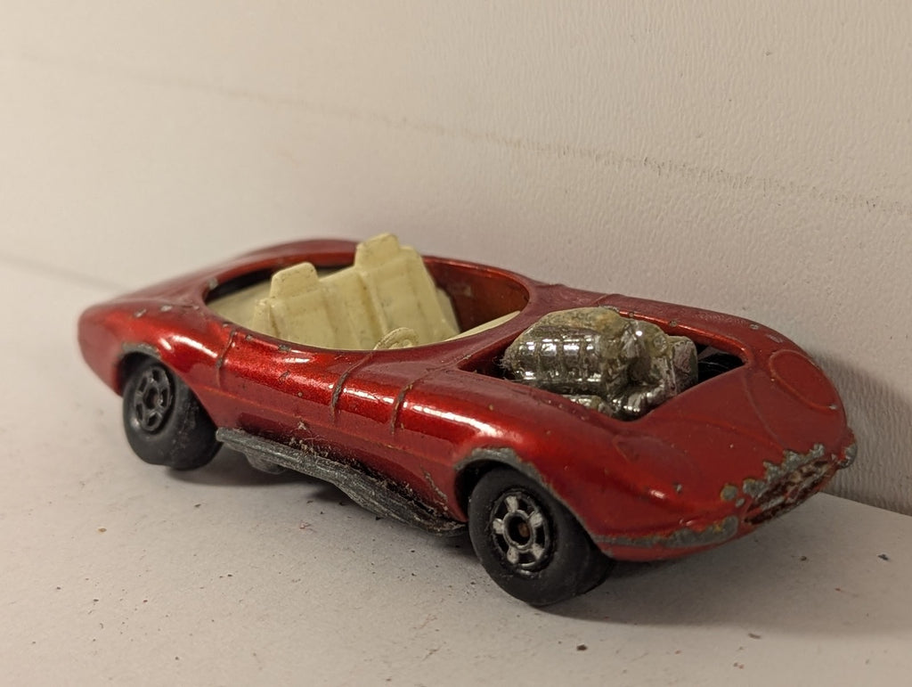 Matchbox Hot Rod Draguar Die-cast Car Red 36